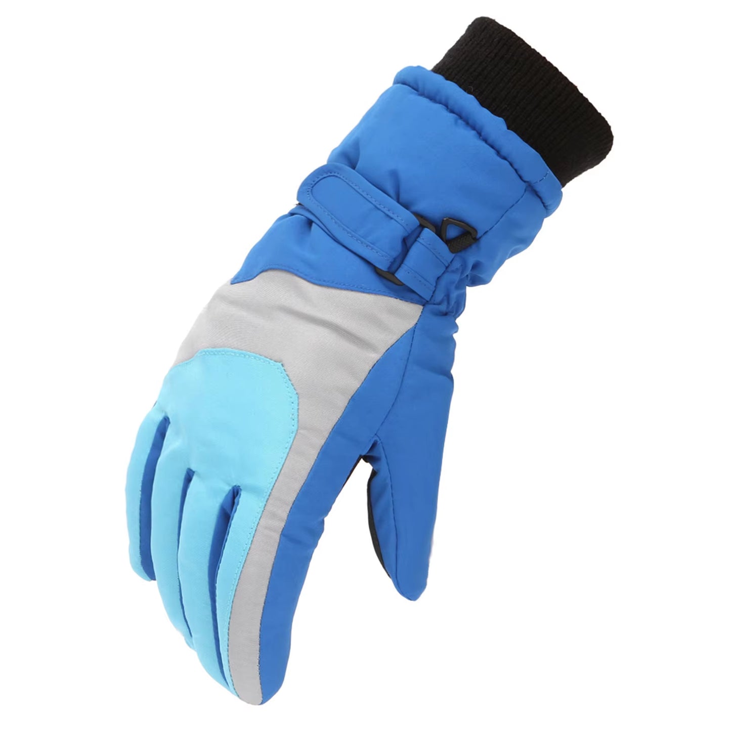 New Children Kids Winter Warm Solid Color Gloves Boy Girls Ski Mitten Windproof Waterproof Sports Skiing Thicken Warm Gloves P5