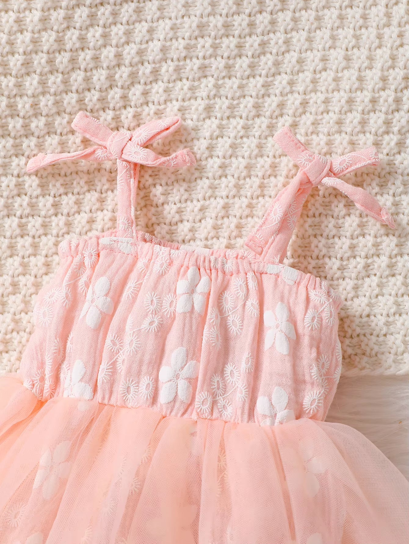 0-18 Months Newborn Baby Girl Fashion Cute Bodysuit Floral Suspender Mesh Skirt Jumpsuit+Headwear Toddler Girl Summer Romper