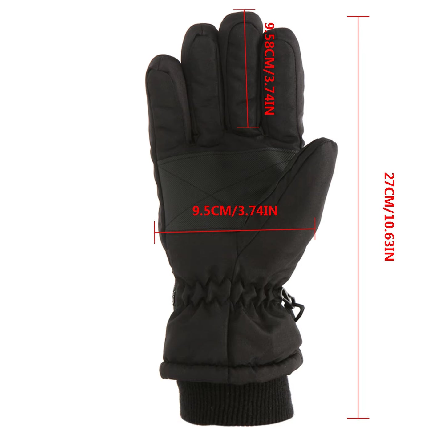 New Children Kids Winter Warm Solid Color Gloves Boy Girls Ski Mitten Windproof Waterproof Sports Skiing Thicken Warm Gloves P5