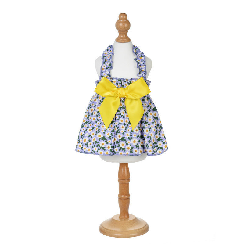 Tiny Dog Daisy Shoulder Strap Dress