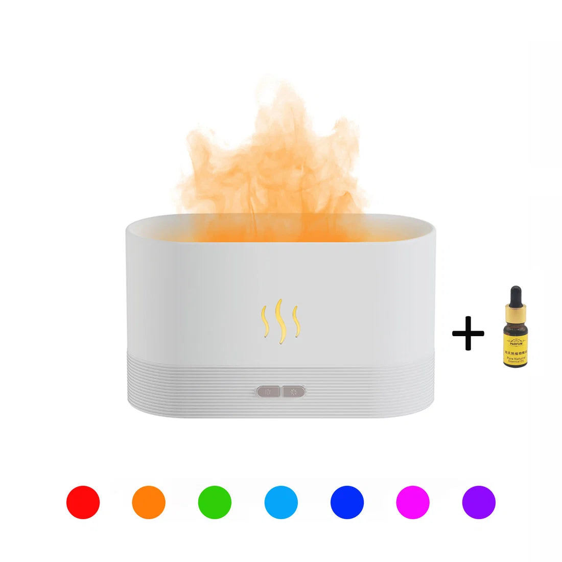 Ultrasonic Flame Mist Humidifier & Essential Oil Diffuser
