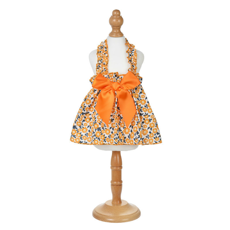 Tiny  Dog Daisy Shoulder Strap Dress