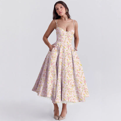 Elegant French Mesh Princess Dress