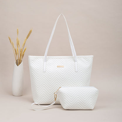 Women Embroidery Shoulder Tote Bag Set