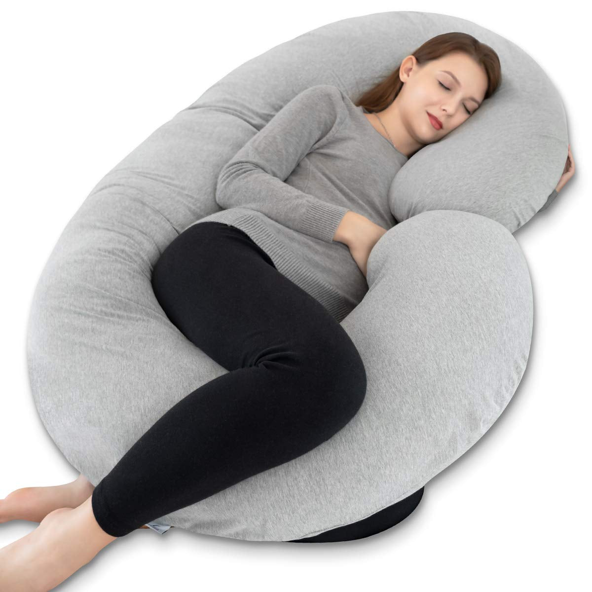 Cooling Pregnancy Pillow, Maternity Pillow for Pregnant Women(Cooling Blue)