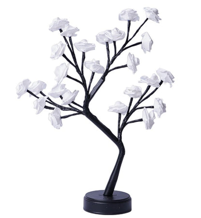 Table Lamp Flower Tree Rose Lamps Fairy Desk Night Lights USB Operated Gifts for Wedding Valentine Christmas Decoration