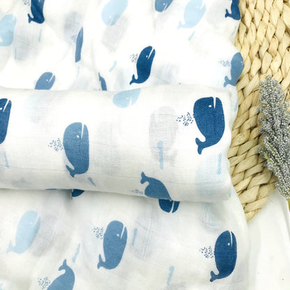 Baby Bamboo Fiber Swaddle Blanket .