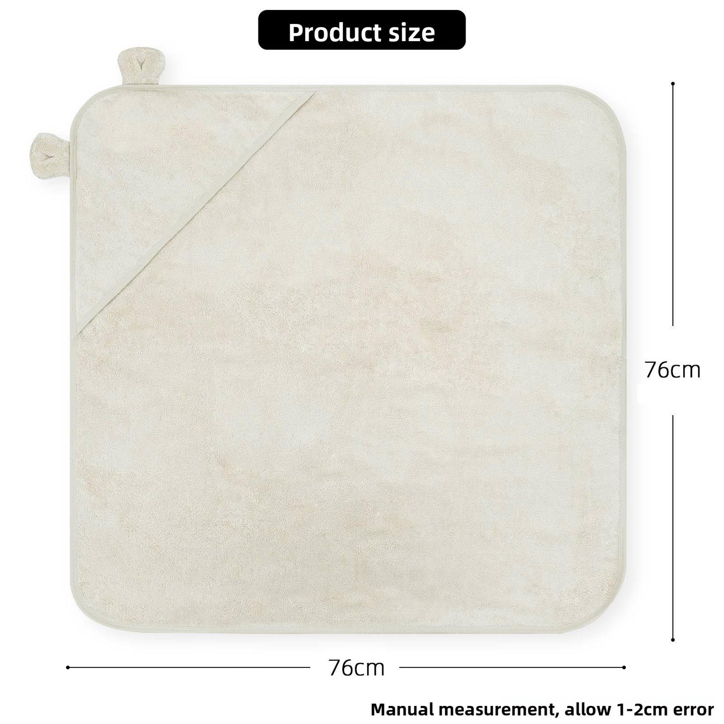 Cotton  Hooded Baby Bath Towel .