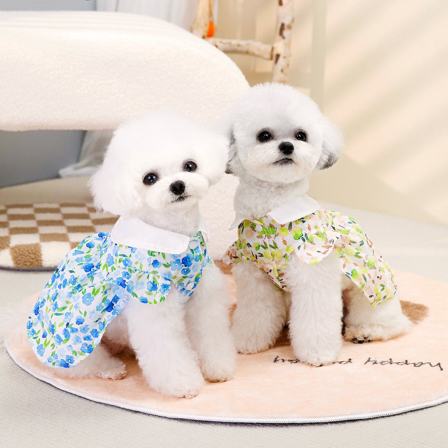 Floral Pet Dress for Small Dogs and Cats