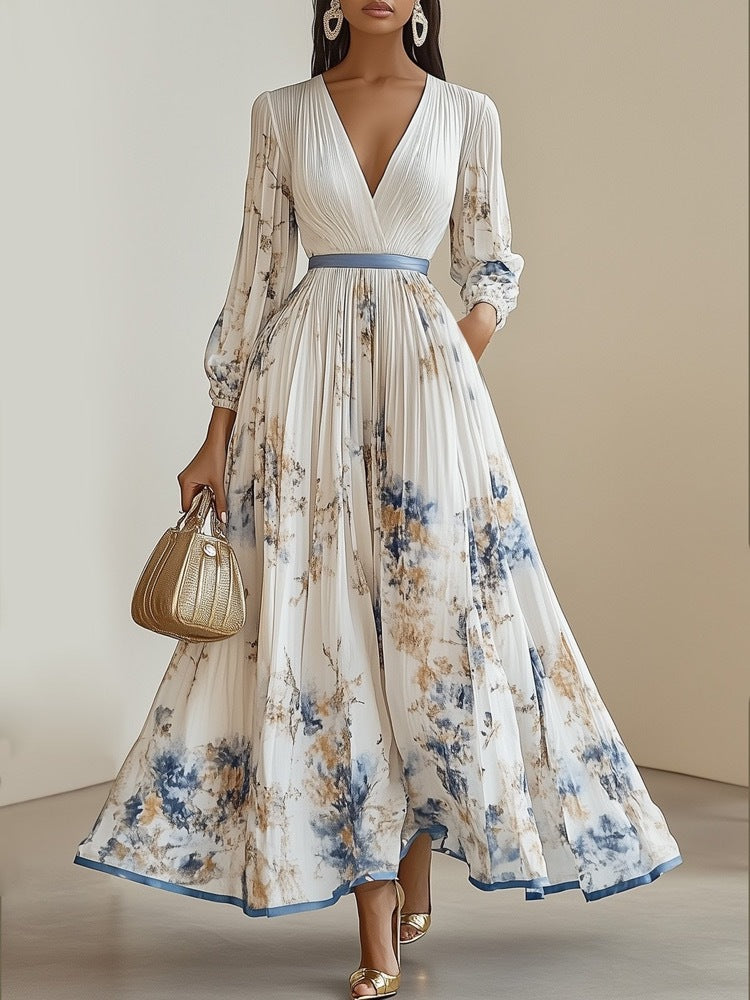 Floral Print Mixi Dress