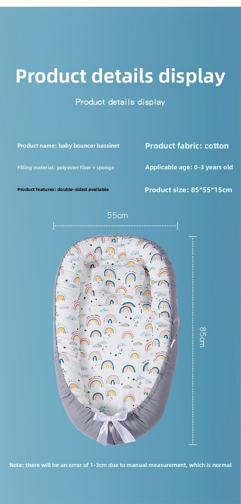 Foldable Portable Baby Travel Bed