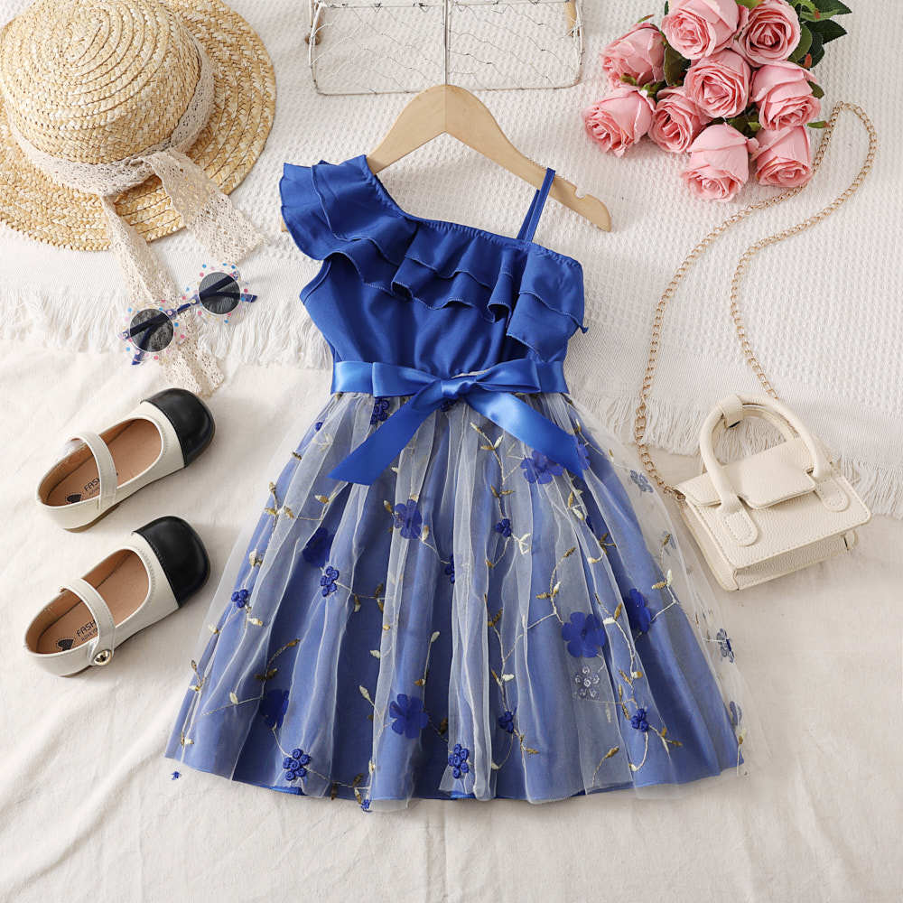 Girl's one strap dress