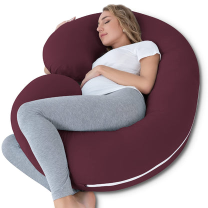 Cooling Pregnancy Pillow, Maternity Pillow for Pregnant Women(Cooling Blue)