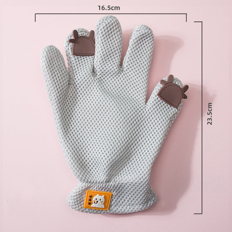 Pet Grooming Gloves – Deshedding & Massage Gloves for Cats & Dogs