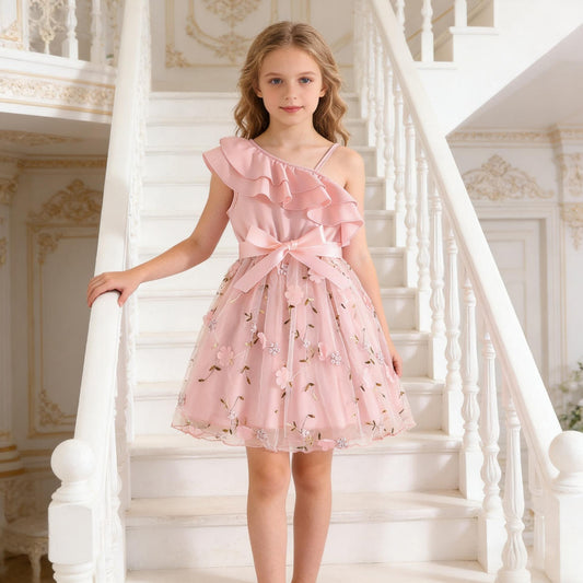 Girl's one strap dress