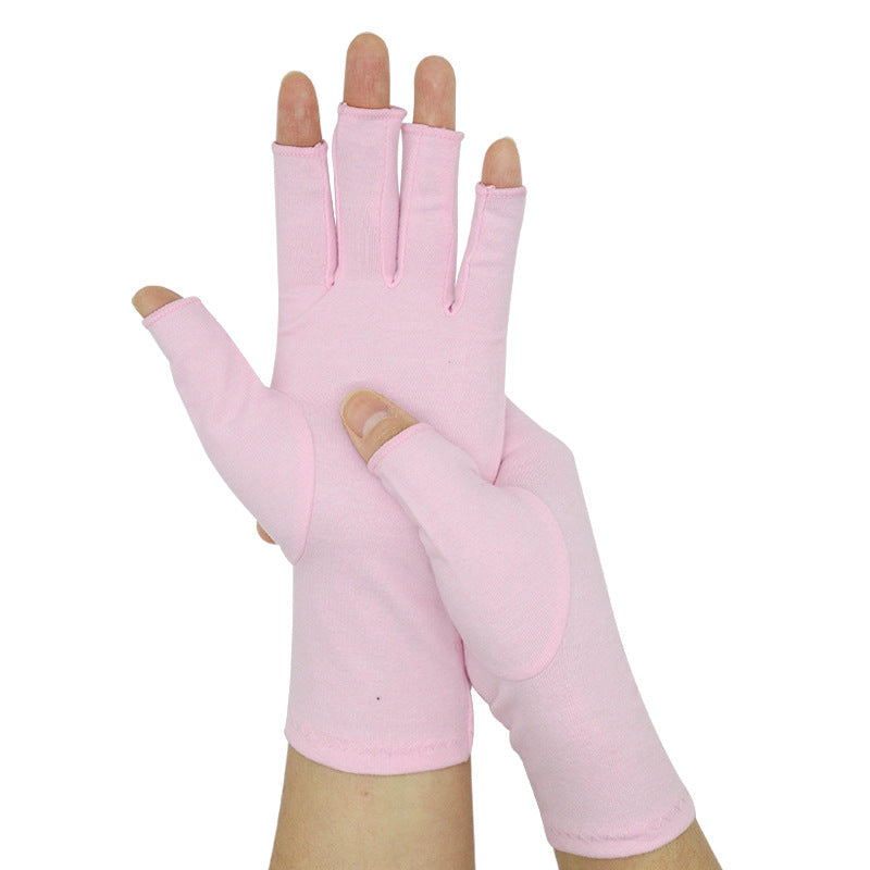 Hemp Gray/Black Half-Finger Compression Gloves – Fitness & Rehab