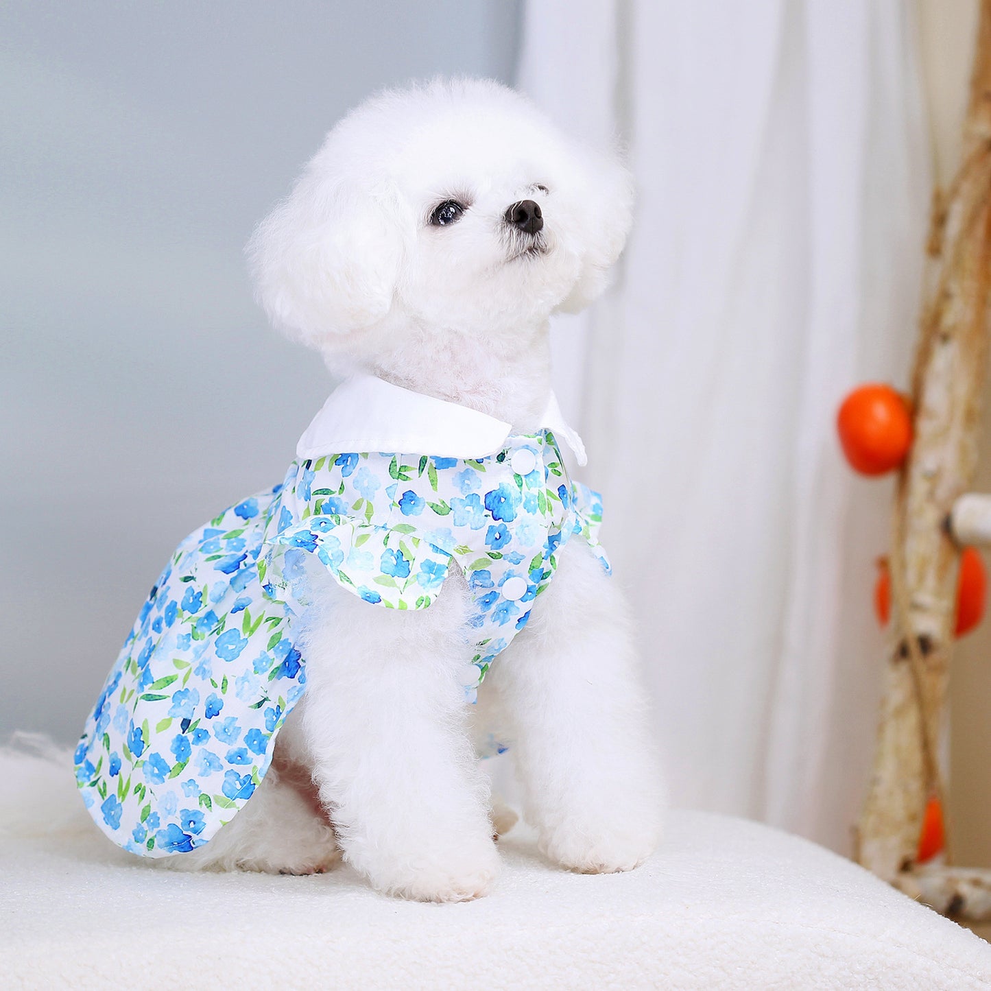 Floral Pet Dress for Small Dogs and Cats