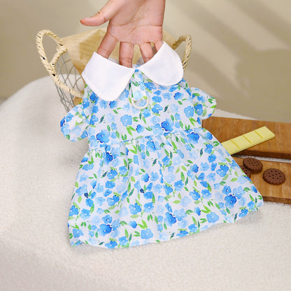 Floral Pet Dress for Small Dogs and Cats