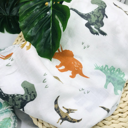 Baby Bamboo Fiber Swaddle Blanket .