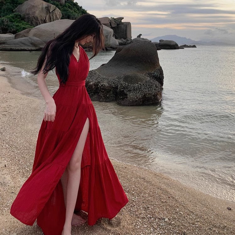 Classy Backless Maxi Dress