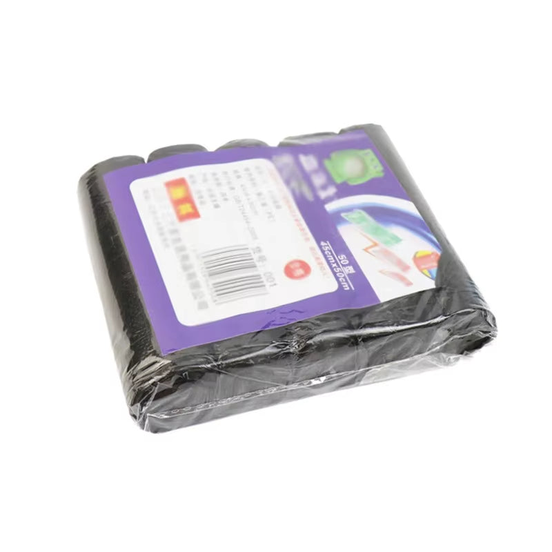 5 Rolls Disposable Small Trash Bags Portable Pe Rubbish Bags Wastebasket Bags Small Garbage Bags Office Kitchen Waste