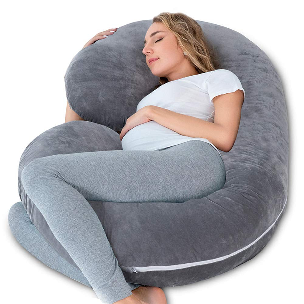 Cooling Pregnancy Pillow, Maternity Pillow for Pregnant Women(Cooling Blue)