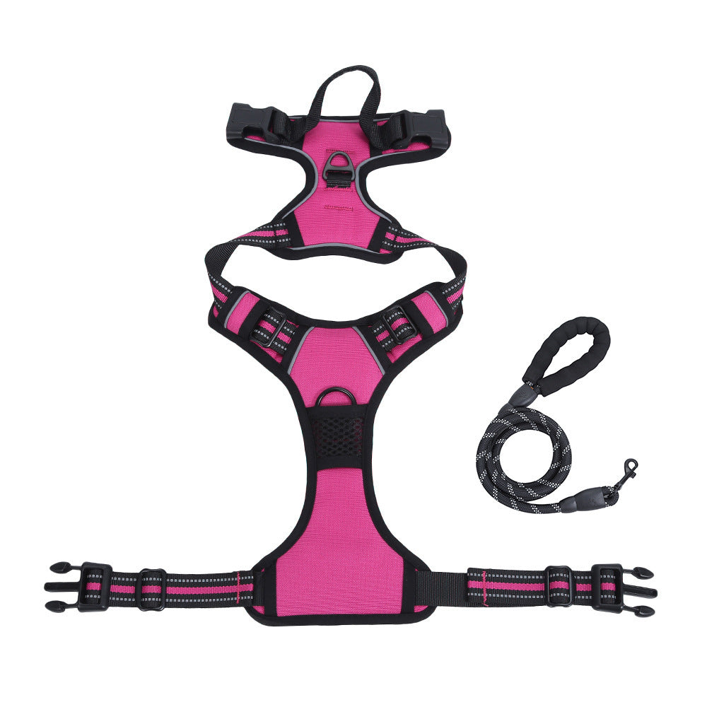Adjustable Nylon Dog Safety Vest Harness