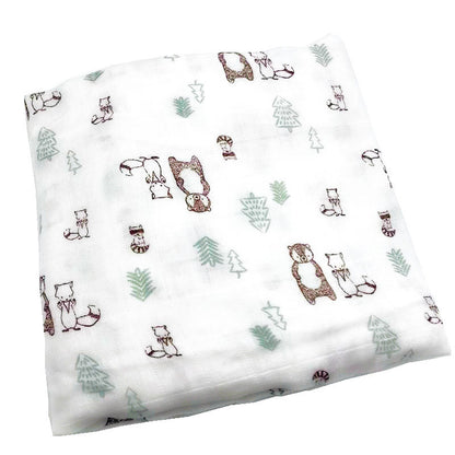 Baby Bamboo Fiber Swaddle Blanket .