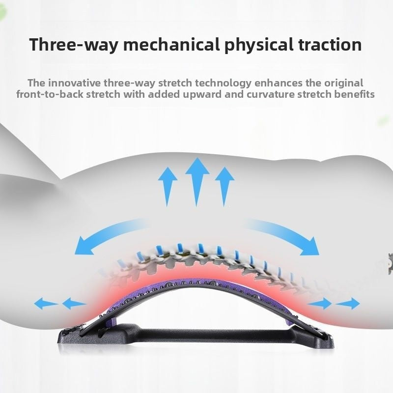 Ergonomic Magnetic Massage Lumbar Cushion