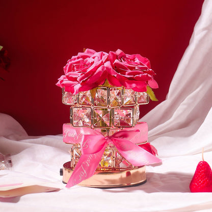 Rose Crystal USB Table Lamp
