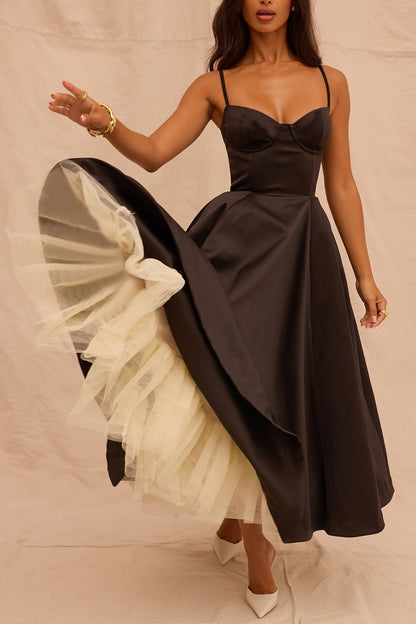 Elegant French Mesh Princess Dress