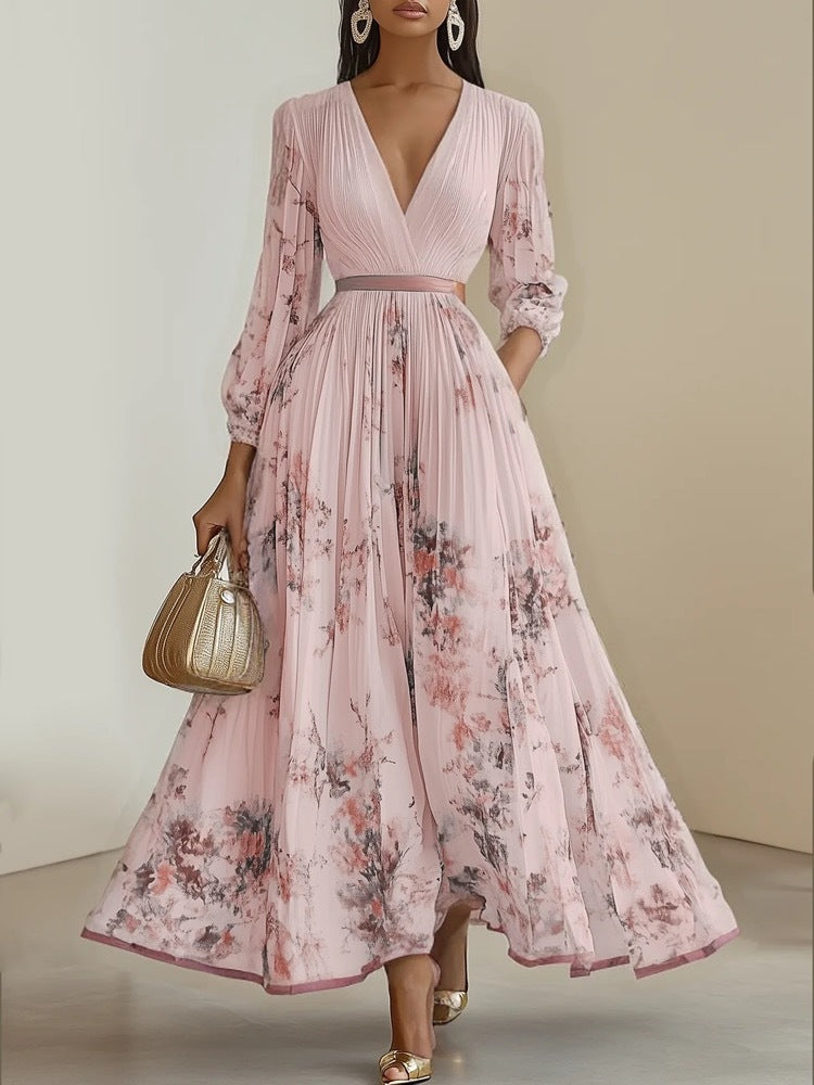 Floral Print Mixi Dress