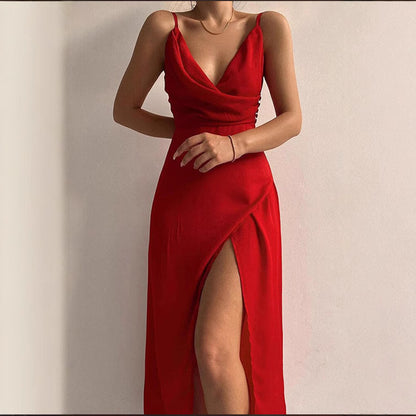 Sling V-neck  Dress