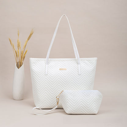 Women Embroidery Shoulder Tote Bag Set
