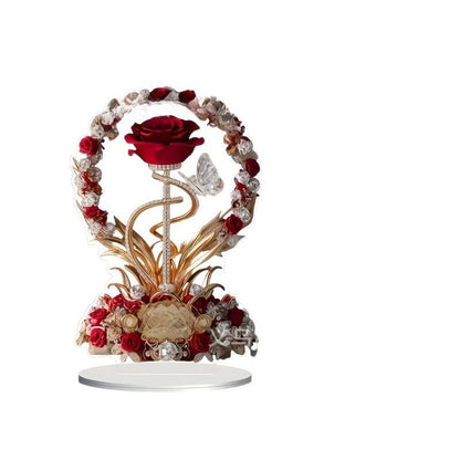 Timeless Acrylic Rose Display