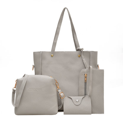 chic 4-piece bucket bag set