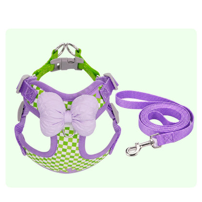 Reflective Adjustable Dog Harness with Leash