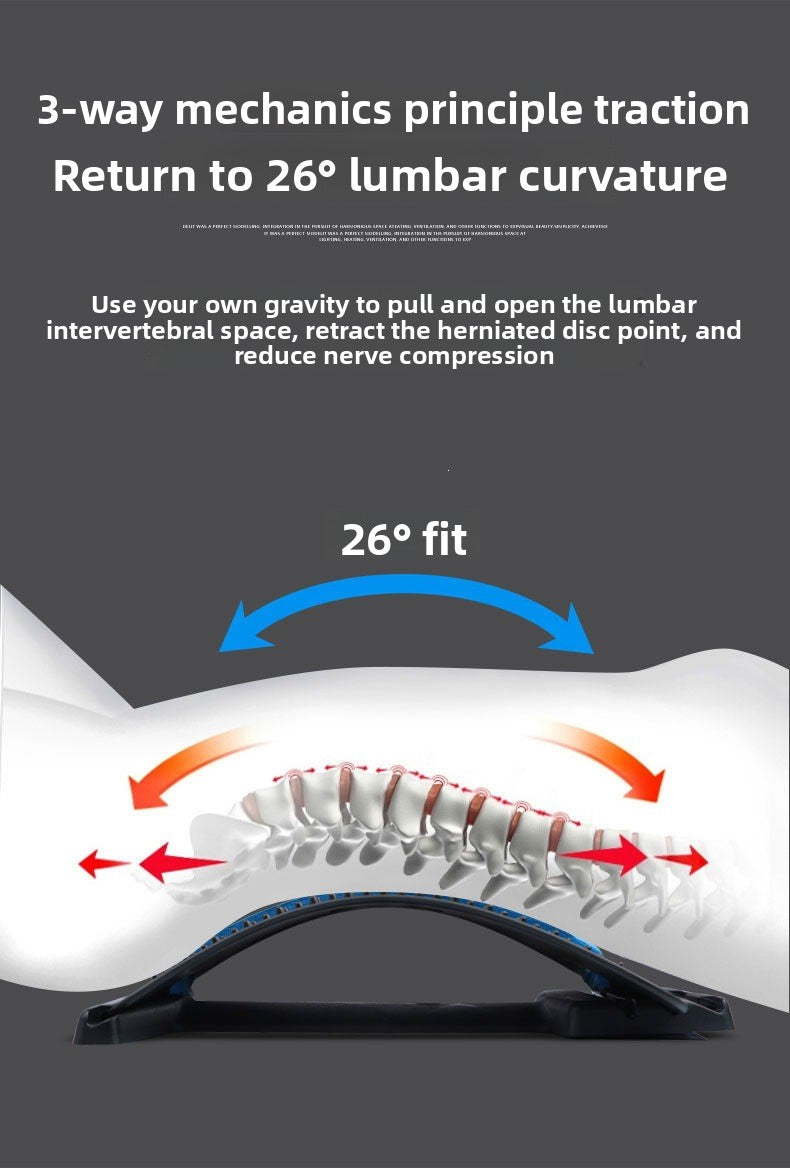 Ergonomic Magnetic Massage Lumbar Cushion