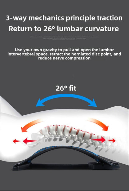 Ergonomic Magnetic Massage Lumbar Cushion