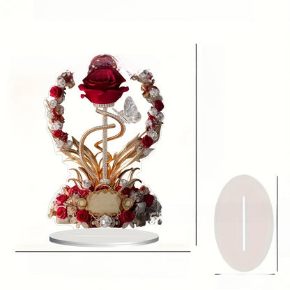 Timeless Acrylic Rose Display