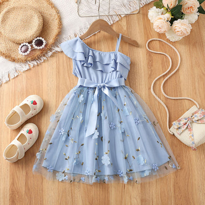 Girl's one strap dress