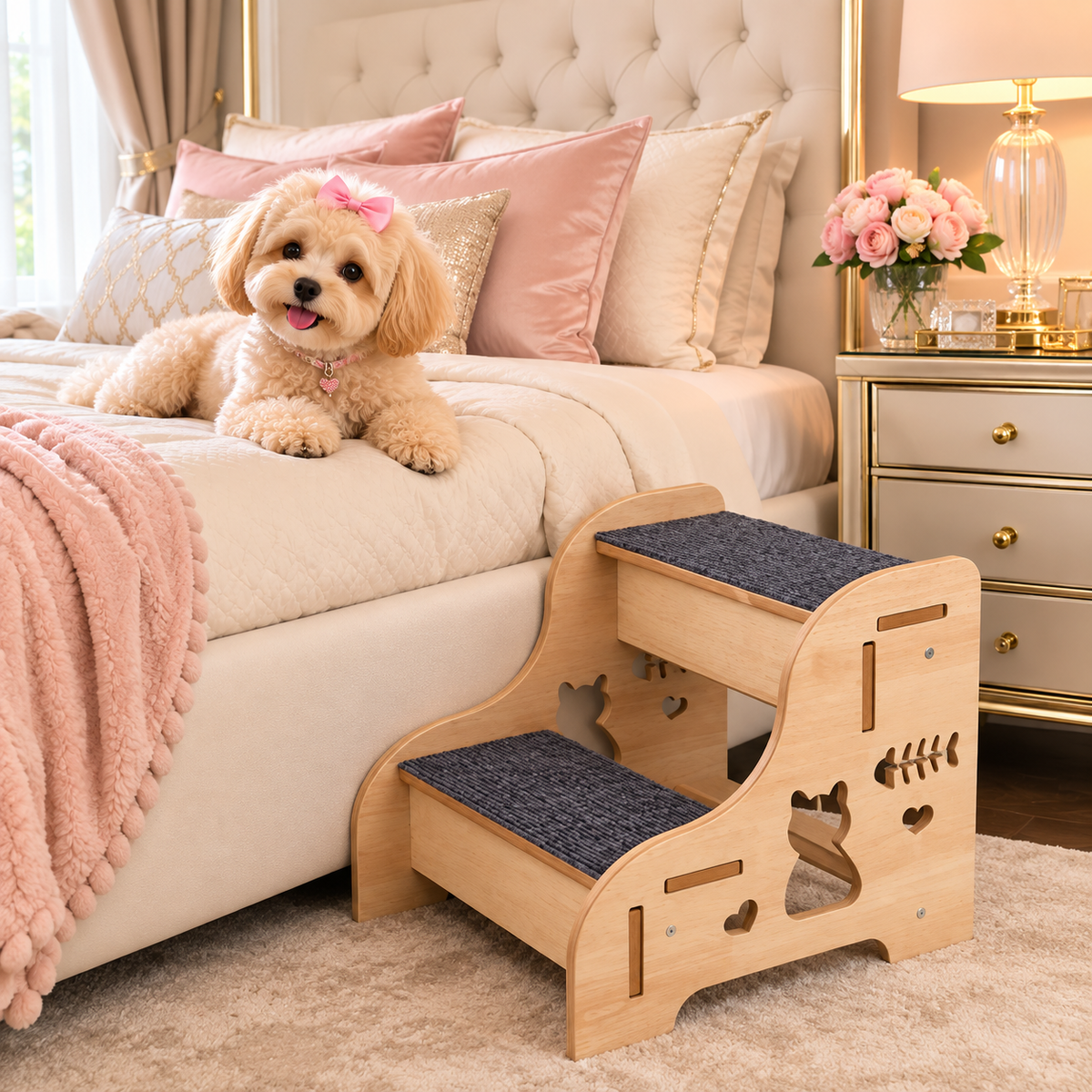 Removable Washable Pet Stairs for Dogs