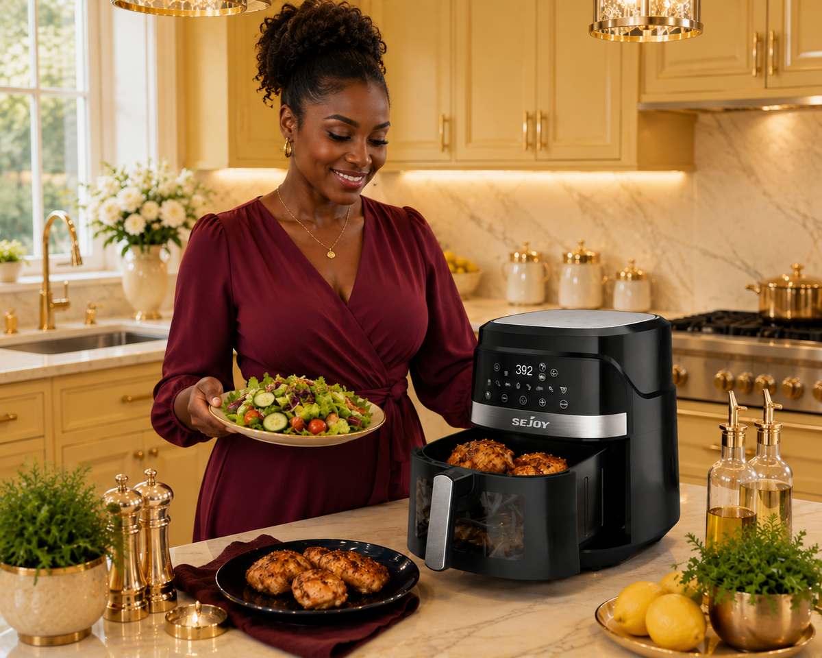 8-In 1Air Fryer Oven – Roast, Bake, Dehydrate & More