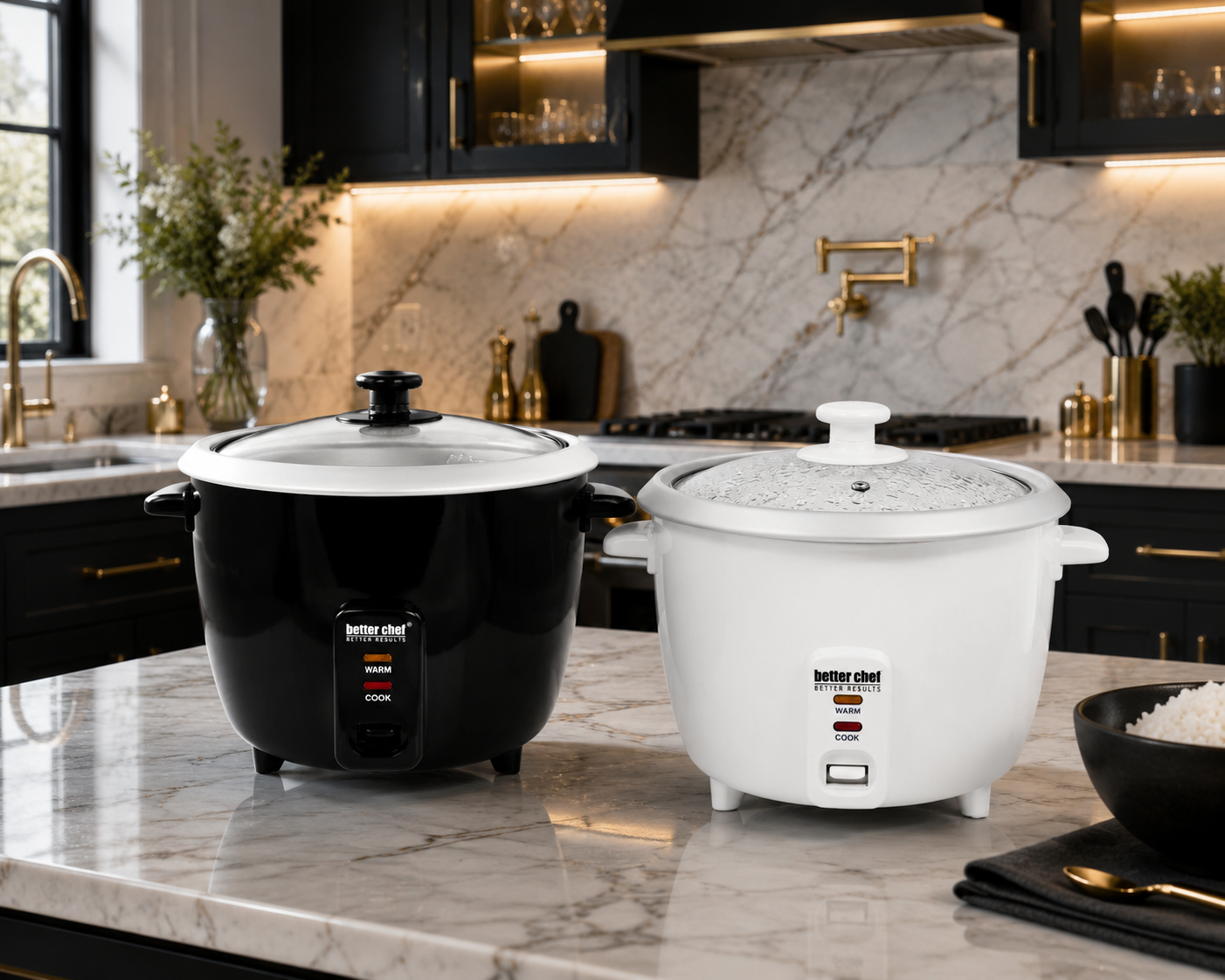 Better Chef Elite Rice Cooker! with Measuring Cup and Paddle