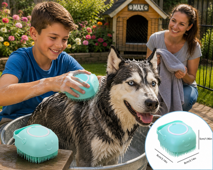 Soft Silicone Brush For Pet's luxury Spa & Massage .