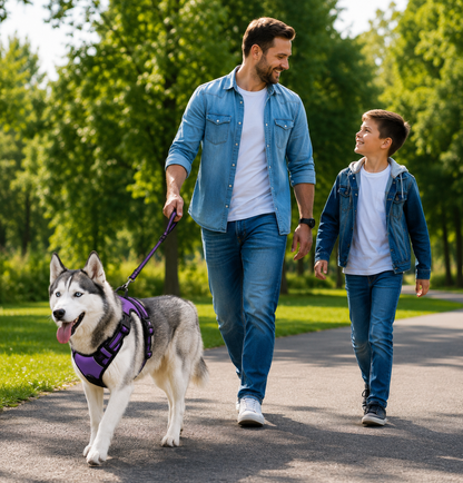 Adjustable Nylon Dog Safety Vest Harness