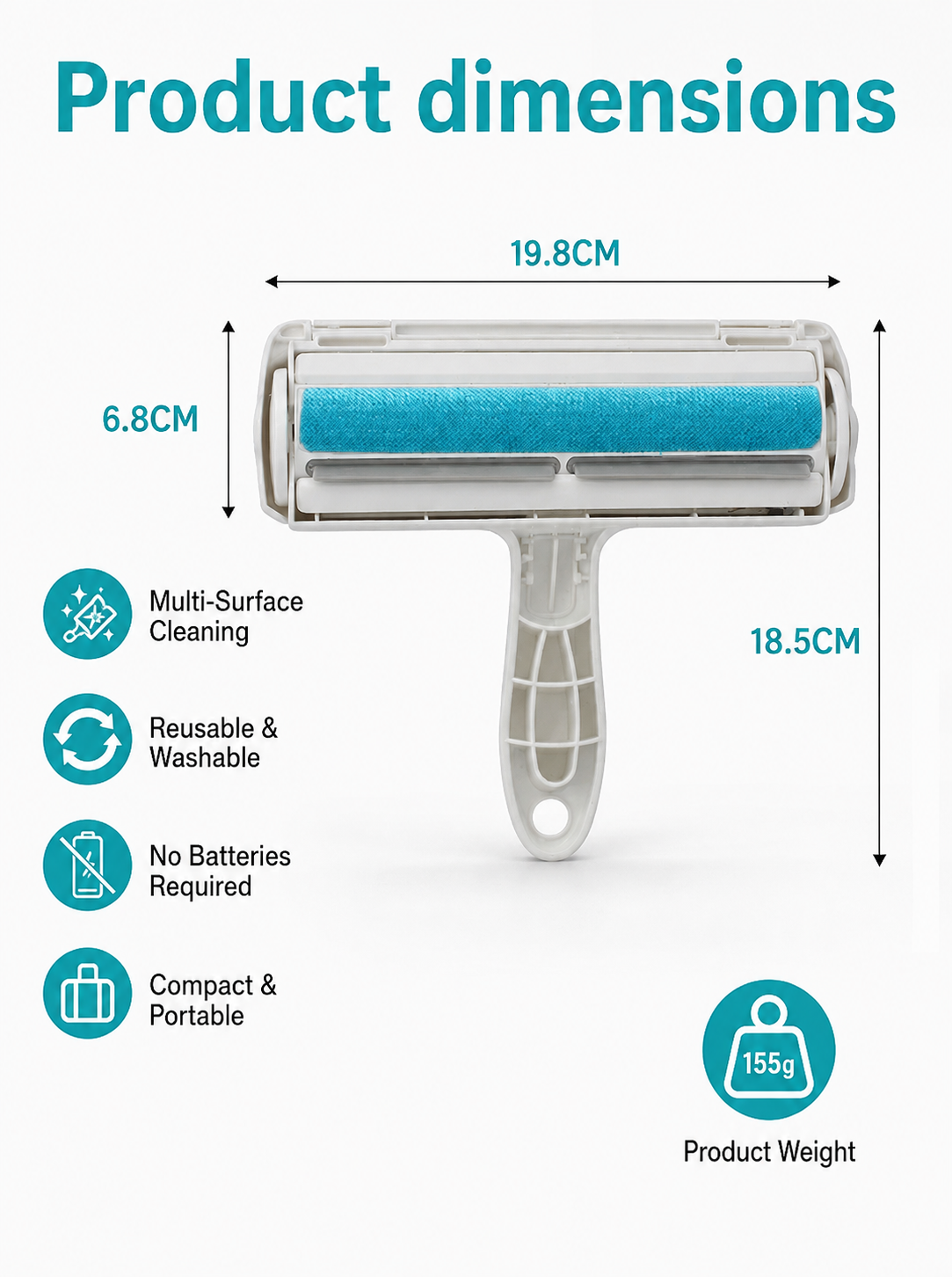 Reusable Pet Hair Remover Roller