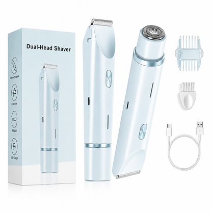 Double Head USB Rechargeable Hair Removal Shaver