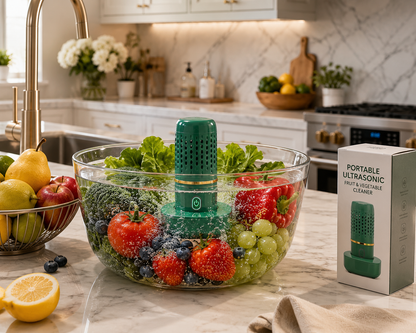 Portable Ultrasonic Fruit & Vegetable Cleaner Capsule