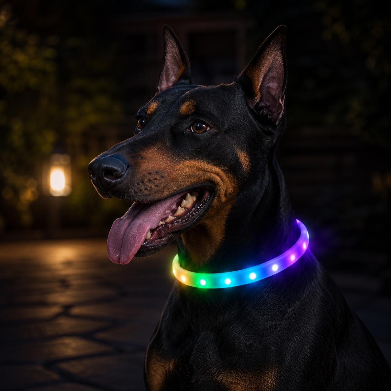 LumiPaw USB Rechargeable LED Pet Collar